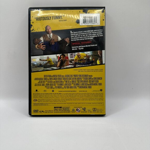 Central Intelligence DVD Starring Kevin Hart & Dwayne Johnson - Picture 2 of 3